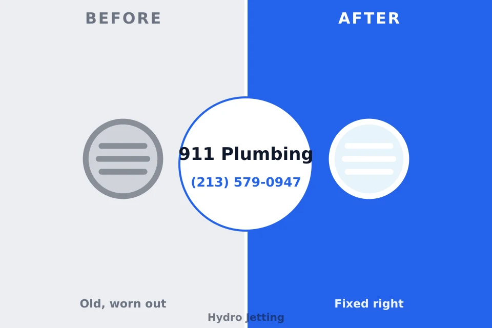 Before and after: plumbing repair Lake Forest Park, WA